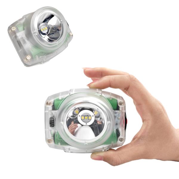 Quality LED Cordless Mining Cap Lamp Bright Light Source Powered by Rechargeable Lithium-Ion Battery for Safety for sale