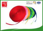 Polyester Mix Nylon Colored Hook And Loop Rolls / Sew On Hook And Loop Fastener