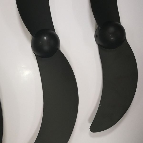 Chinese supplier custom made industrial Aluminium two fan blade for fan part