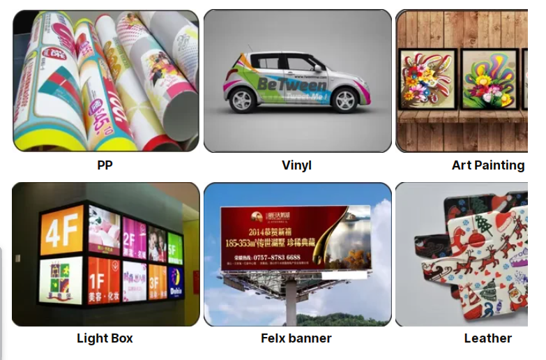 Automatic Outdoor Flex Printing Machine For Car Wrapping Vinyl Banner New Condition Inkjet Printer