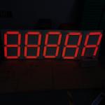 Ultra Bright Red single digit 7 Segment LED Display Custom 20 Inch For Large