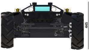 Wholesale 50kg Max Load Differential Wheeled Robot Chassis Ip65 Protection Level from china suppliers