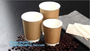 Wholesale Custom LOGO printed disposable coffee paper cup,AMAZON hot selling heat insulation disposable double wall paper cup PACK from china suppliers