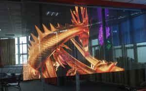 New P10 full color SMD indoor led transparant module display