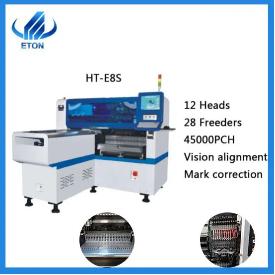 E8S Multi-Functional Visual Camera Sevro Motor Placement Machine With 45000CPH