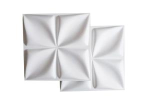 China Fire Prevention Waterproof Decorative 3D Wall Panels 19.7x19.7inch on sale