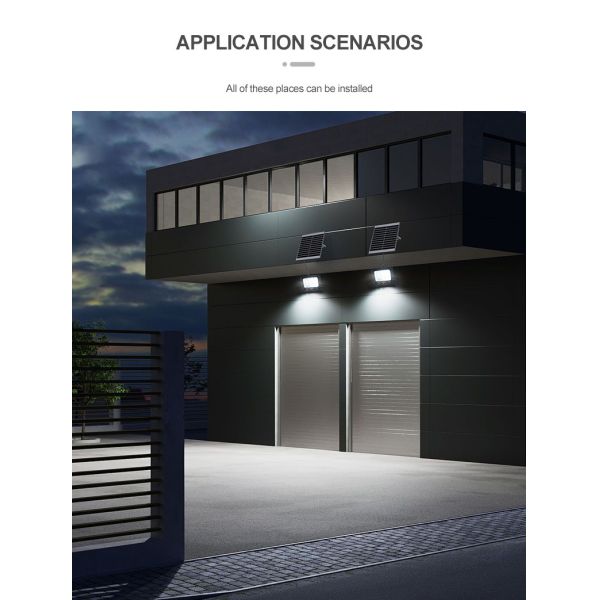 Synsvo Solar Power LED Floodlight Off Grid With 500W Sensor Solar Billboard Light