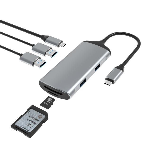 Quality 9 In 1 Displaylink Docking Station Usb C With Audio Port For Laptop Pc Notebook for sale