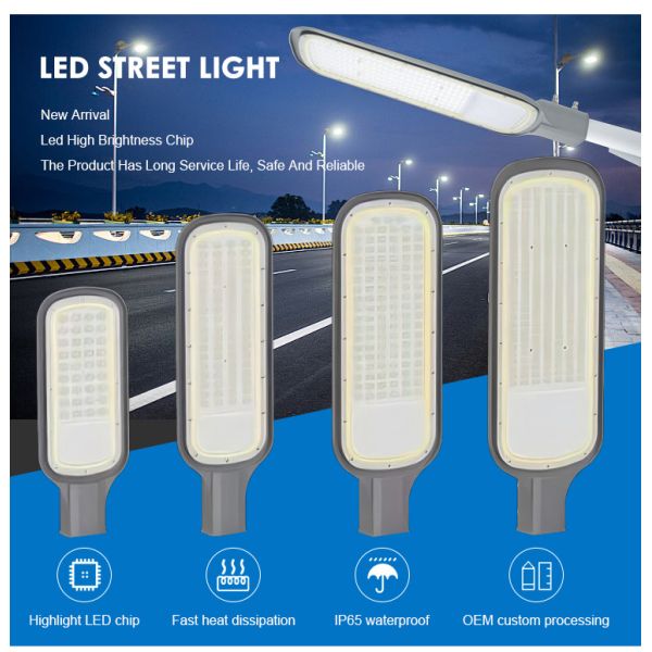 50w/100w/150w/200w 3000-6500K LED Street Light Waterproof Anti-UV