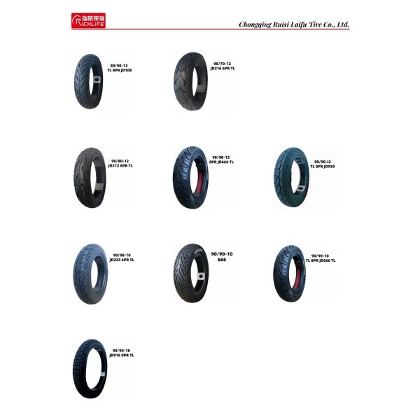 Durable Motorcycle Tires, High-Quality Motorcycle Tires, Popular Scooter Street Tires, 5.00-12 140/70-17 Yuan Xing Tires, 6pr Tubeless Tires