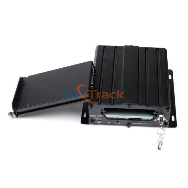 Unique 3G WiFi GPS 4CH HDD Mobile DVR with 1080P HD Car Camera