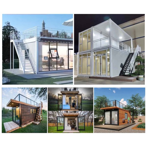 Warehouse Flat Pack Container Homes With Light Steel Structure Easy Install