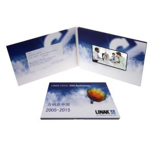 China Switch Magnetic LCD Video Business Cards Audio LCD Display Card on sale