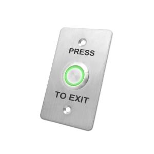 China 22mm Led Push Button Switch With European Size Faceplate 12V DC - 24V DC Power on sale