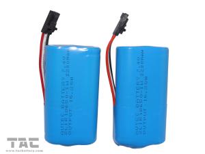 18650 Lithium Battery  For Cellular Phones INM 7.4V Lithium Ion 2200mAh Pack