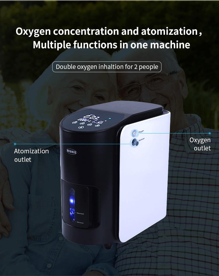 Polymer Screening Compression Portable LCD Screen Display For Home Oxygen Concentrator 7L