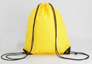 China Customizable Polyester Drawstring Bags Environmentally Friendly 30x40cm on sale