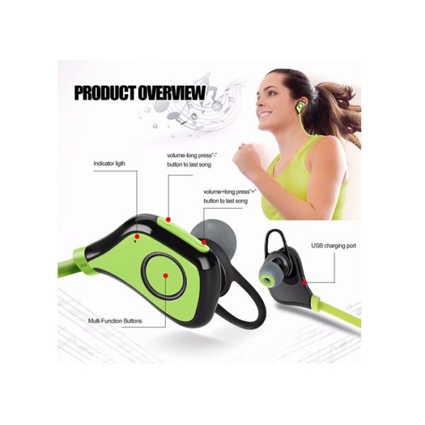 CSR8635 Sports Bluetooth Headset IPX7 Sweatproof Bluetooth Earbuds For Running
