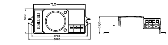 13-40Vdc Dimmable Motion Sensor MC011DV Dimming function for Trailing Edge Led Dimmer