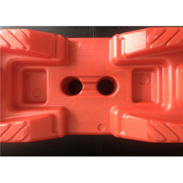 High Stability HDPE temporary Fence Base parallel Hole Suit OD 40mm temporary Base Center Distance 75mm 1