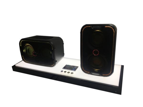 Quality RoSH Multiscene Demo Speaker Display , Exhibition Counter Speaker Display for sale