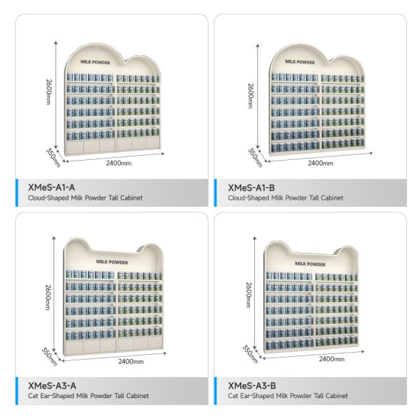 Baby Durable Display Racks Iron Powder Coated Display Cabinet For Mom & Baby Display Furniture And Maternity Shop Display