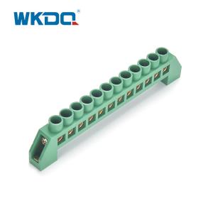 Wholesale Screw Connection Terminal Grounding Busbar Electrical Terminal Blcok With Holder from china suppliers