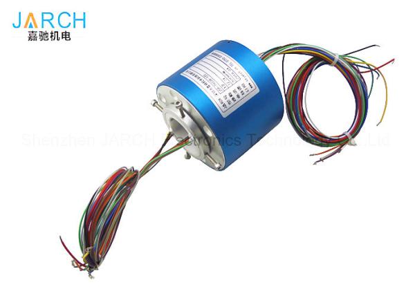 Quality 38.10mm Through Bore Electrical Slip Ring 3.9 " Overall Diameter With  Rotary Joint for sale