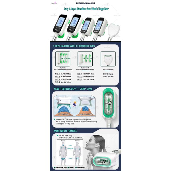 40KHz Cavitation Frequency Cryolipolysis Slimming Machine With RF Energy 1-10j/Cm Sup2