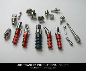 China ASTM F136 / ISO 5832-3 Ti-6Al-4V ELI Titanium dental implant on sale
