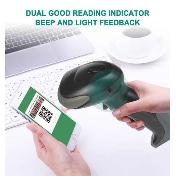 Handheld Bar Code Reader Automatic USB 1500 Point Wired Barcode Scanner