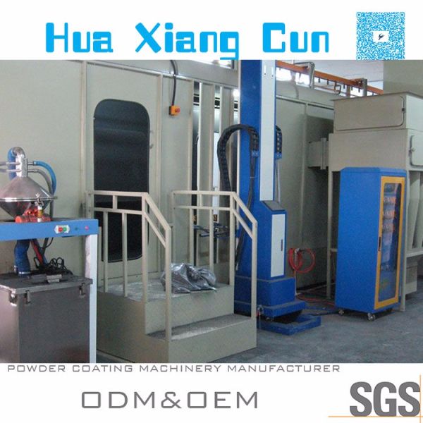1.2mm Steel Automated Powder Coating Line High Speed Industrial Powder Coating Systems