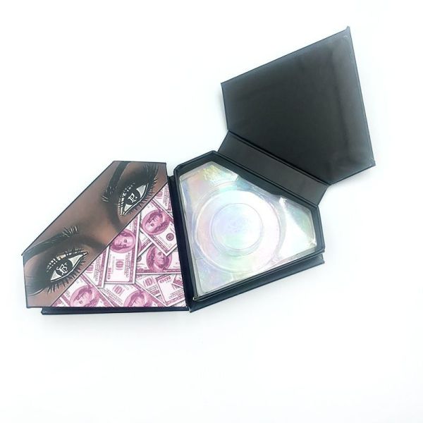 Paper Custom False Eyelash False Nail Packaging Boxes Cardboard Magnet Packaging Box