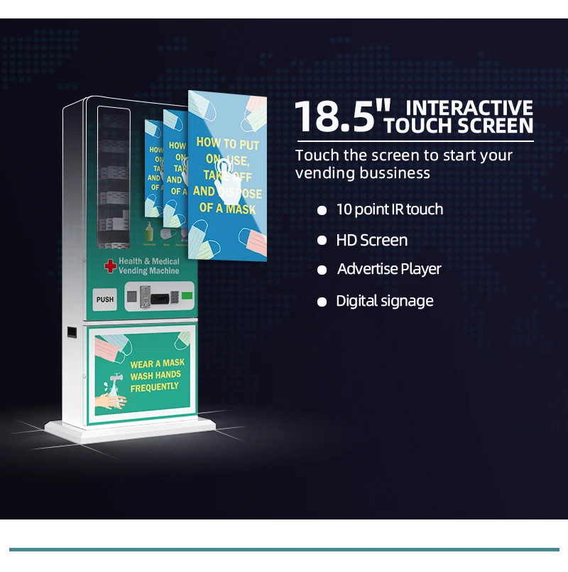 24 Hours Self-service Skin Care Vending Machine Face Mask Vending Machine Surgical Mask Vending Machine