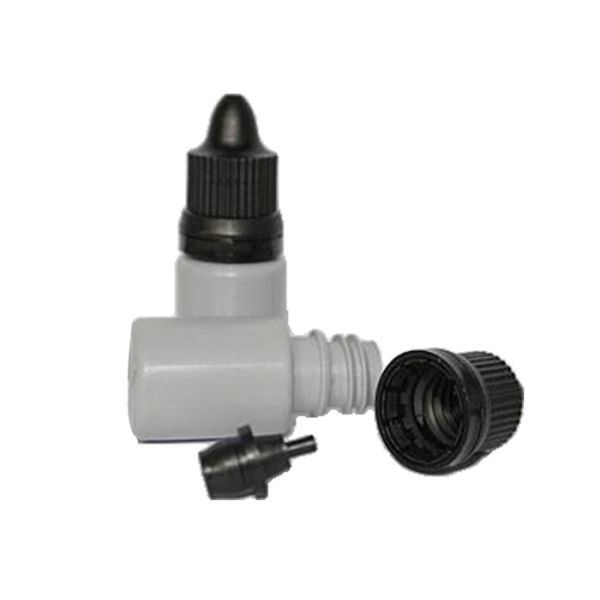 Permanent Cosmetic Ink Liquid Injection Blow Molding 12ml / 10ml LDPE Dropper Bottles