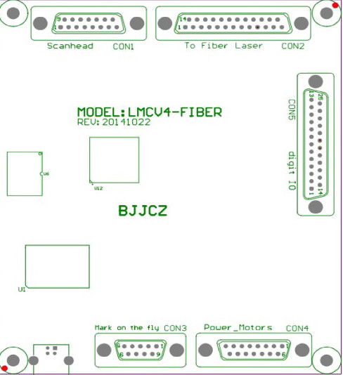 IPG Laser Marking Controller , PCB Fiber laser control card run steadily
