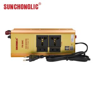 China 500va Modified Sine Wave Car Inverter Socket Converter With Charger 12v To 220v on sale