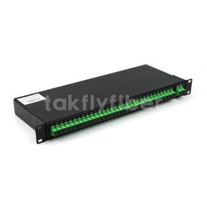 China Passive 2x32 Rack Mount PLC Splitter Single Mode G657A SCAPC For FTTX on sale