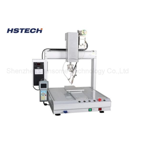 Single Station Desktop Automated Soldering Machine 0.6~1.0mm Solder Wire Processing Date