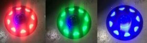 Wholesale Hitechled 50W Smart RGB UFO all in one solar LED garden light, 360deg lighting landscape solar LED light, HT-SG-UFO50 from china suppliers