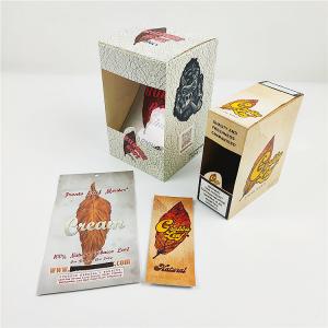 China Small Moq Custom Printing Paper cigar Packaging Box on sale