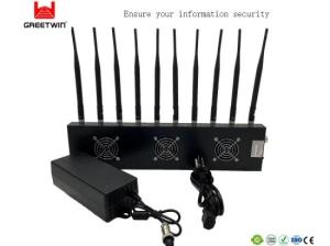 China 315MHz Lojack WiFi GPS Signal Blocker Jammer 10 Antennas 20W on sale