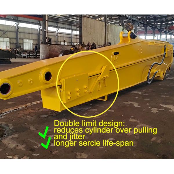 Telescopic Boom Wheel Excavator With Better Welding Performance