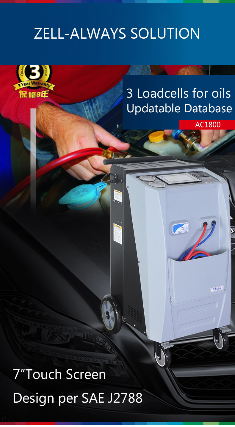 SD Database R134A Recovery Machine for AC Recycling And Recharge