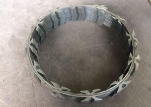 10m Hot Dipped Galvanized Razor Barbed Wire BTO 22 Solid Easy Installation