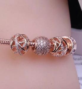 China ROSE GOLD SERIES IN 2018 1:1 sterling 925 silver jewlery high quality bracelet on sale