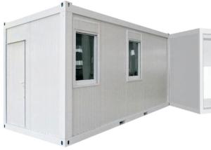 Standard Storage Container Houses With Two Double Glazing Sliding Windows And Door