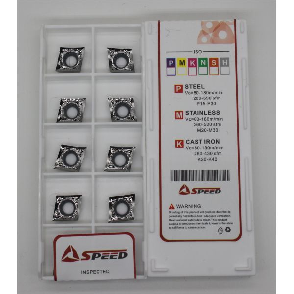 Cnc Cutting Carbide Insert For Aluminum CCGT09T3 External