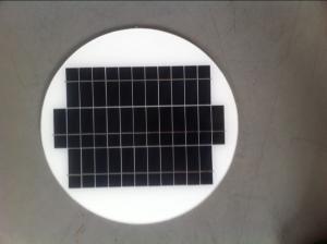 China round solar module 10W 20W and 5W for DC 12V solar light, OEM available/circle solar panel on sale