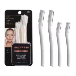 eyebrow razor single blade smooth ABS plastic handle